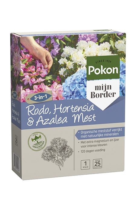 Pokon Hortensia, Rhododendron & Azalea, Mest 1 Kg - afbeelding 1