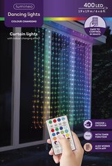 Gordijnverlichting met kleureffect 400 LED