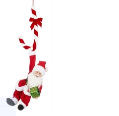 Kersthanger kerstman met zuurstok