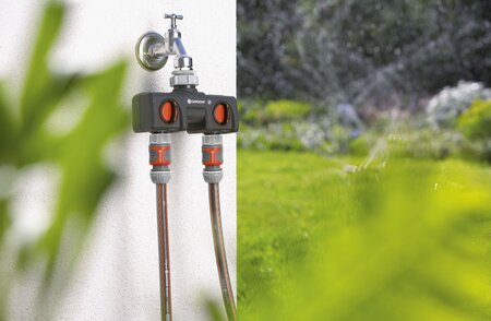 2-weg waterverdeler - afbeelding 1