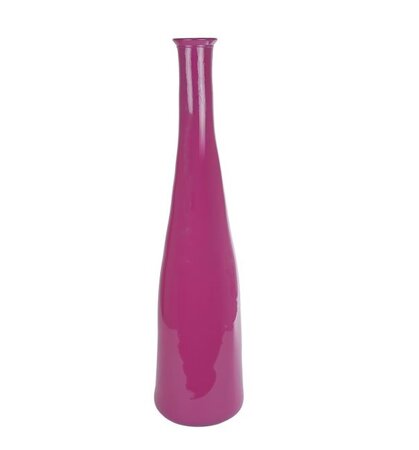 3r vaas blues glas d18h80cm fuchsia
