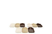 A'DAM NATURAL BROWN MIX PLATE ASS 7X2X13CM - afbeelding 2