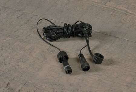 Aanloopsnoer verlengkabel l5m zwart