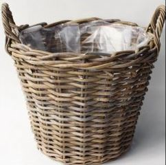 Aardappelmand d30h23cm antiek grijs - afbeelding 1