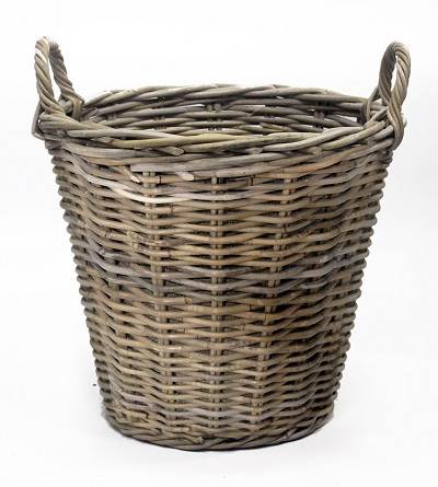 Aardappelmand d45h40cm antiek grijs