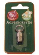 Adreskoker chr. poes 22mm blister - afbeelding 2
