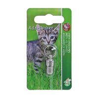 Adreskoker chr. poes 22mm blister