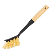 Afwasborstel bamboe/plastic grijs