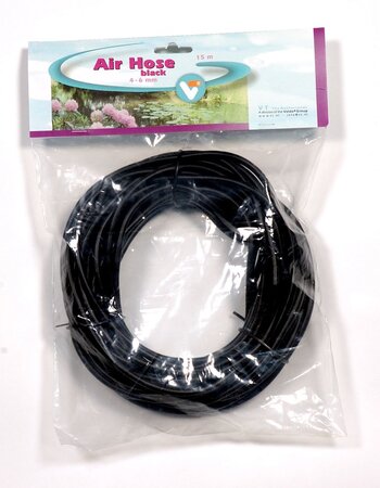 Air hose black 4/6mm. 15m - afbeelding 1