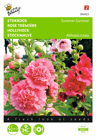 Althaea alcea rosea summer c. 0.5g - afbeelding 1