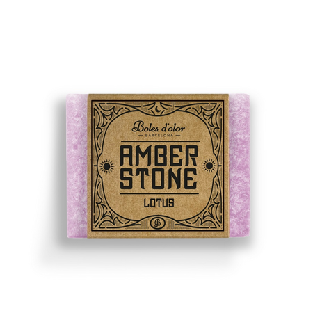 Amber blokje lotus