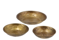 AMBER SCHAAL GOLD GROOT