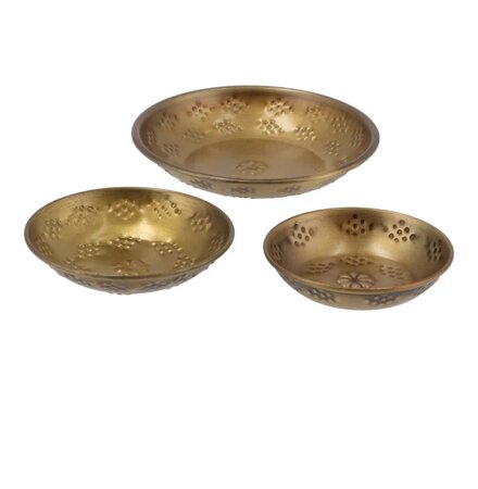 AMBER SCHAAL GOLD KLEIN