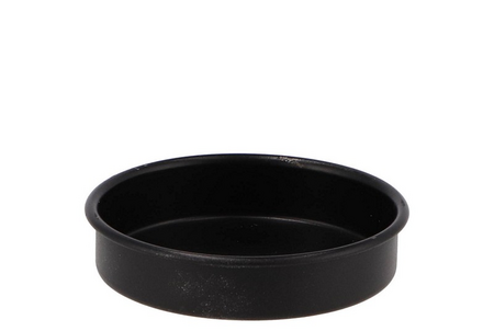 Amber schaal zwart 7x1,7cm