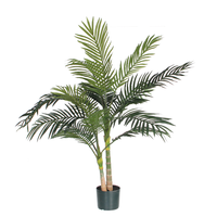 Areca palm d100h120cm groen (Zijde-plant)