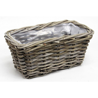 Bak l30b15h15cm antiek grijs mt1