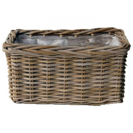 Bak l40b20h15cm antiek grijs mt2