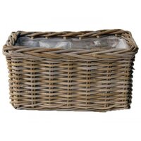 Bak l40b20h15cm antiek grijs mt2