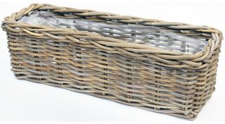 Bak l60b23h20cm antiek grijs