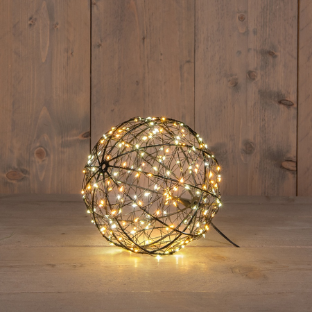 Bal metaal 200led flash d18cm cw/ww