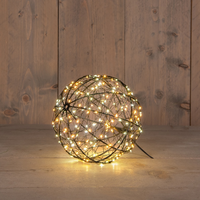 Bal metaal 200led flash d18cm cw/ww