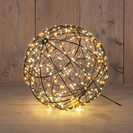 Bal metaal 300led flash d25cm cw/ww