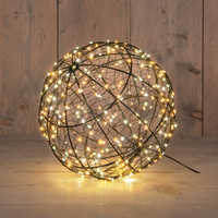 Bal metaal 300led flash d25cm cw/ww