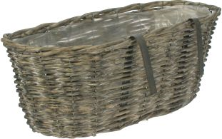 Balkonbak 56cm grijs