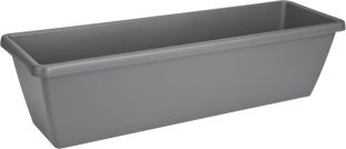 Balkonbak barcelona xl d60cm antraciet - afbeelding 1