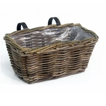 Balkonmand l30b18h16cm grijs