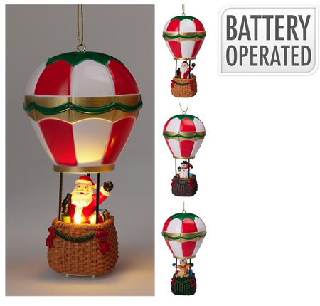 BALLON HANGDECO LED 17CM 3ASS
