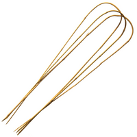 Bamboestok gebogen h90cm naturel