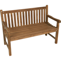 Bank teak 130 cm. - afbeelding 2