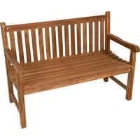 Bank teak 130 cm.