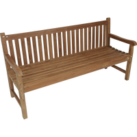 Bank teak 180 cm.