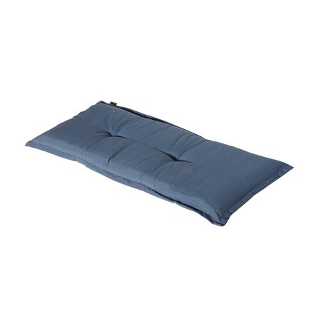 Bankkussen l120b48cm pan blauw - afbeelding 1