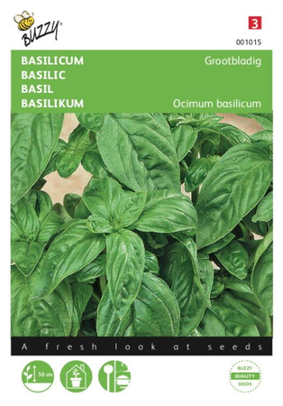 Basilicum grof 1.5g - afbeelding 1