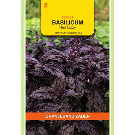 Basilicum red lizzy 0.1g - afbeelding 1