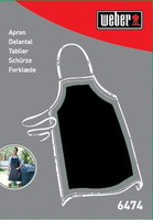 Bbqschort verstelbaar rood en zwart - afbeelding 3