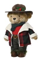 Beer polyester l20b25h45cm rood