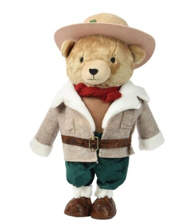 Beer polyester l23b38h60cm bruin