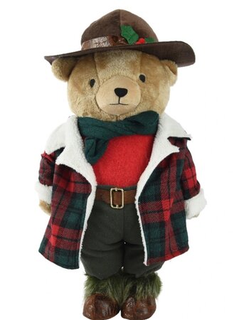 Beer polyester l23b38h60cm rood