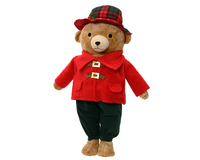 Beer polyester l46b19h60cm rood