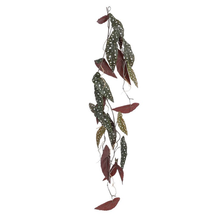 Begonia l115b26h4cm donker groen (Zijde-plant)