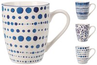 BEKER 350ML PORSELEIN 3ASS