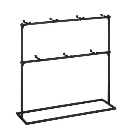 Beker rek l40.5b13h41cm zwart