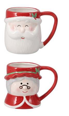 BEKER XMAS 10CM 440ML 2ASS DES