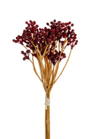 Bessen bundel h28cm burgundy