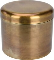 BEWAARDOOSJE 15CM ROND BRONS