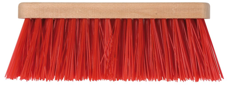 Bezem b28cm rood